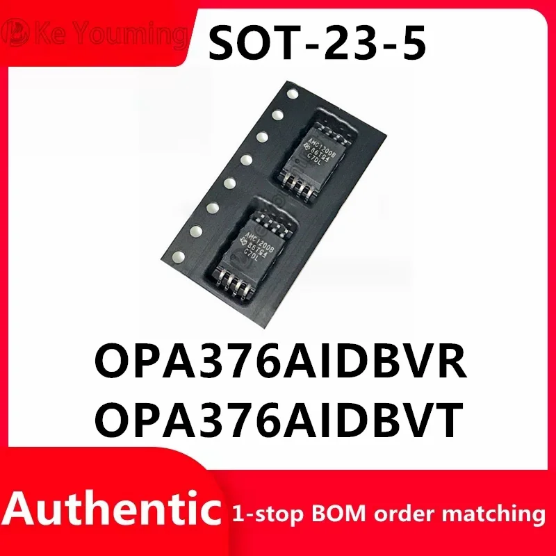 5PCS  Analog-to-Digital Converter, ADC Electronic Components, Matching Order, OPA376AIDBVR, OPA376AIDBVT, SOT-23-5