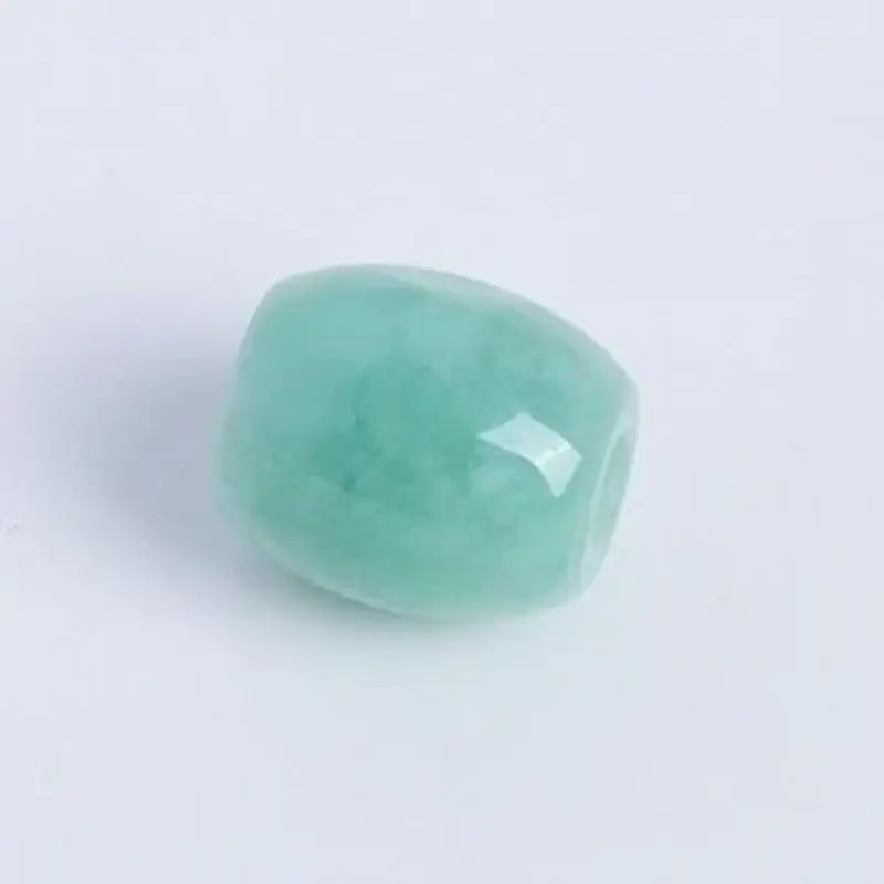 Natural Myanmar Jadeite Ice Floating Green Burma Jade Rice Beads For Jewelry Making Diy Bracelet Beaded Necklace Accessories