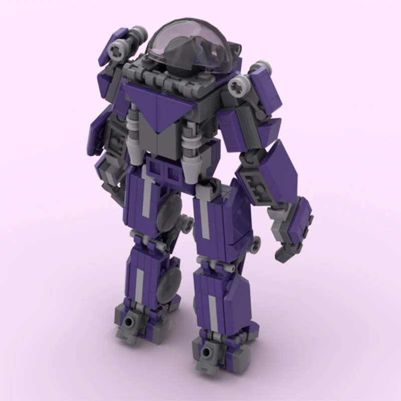 183PCS MOC Galactic Bounty Hunter Mech Modular Sci-Fi Robot DIY Assembly Model Building Blocks Educational Toys Gift for Kids