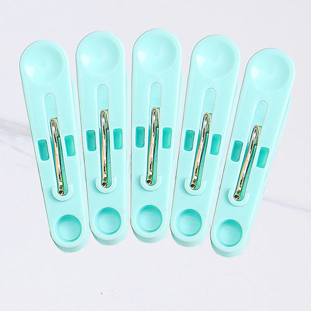 

100pcs Windproof Clothespins Sock Fixing Plastic Non-Slip Clothes Clips Household Strong Interlock Design Compact Lightweight