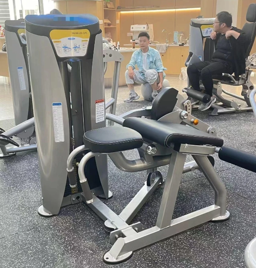 

Commercially Used Gym Fitness Equipment Factory Sales Prone Leg Curl Strength Machine Exercise with Pin Load Selection Machines