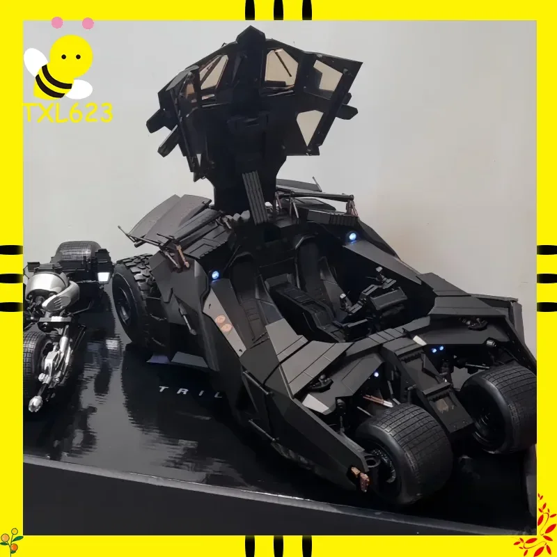 

Modoking 1/12 Scale the Dark Knight Batman Collectible Action Figure with Assembling Tumbler And Batpod Toy Gift for Ages 15+