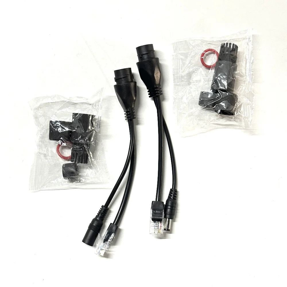 POE Adapter Splitter Cable Passive Power Over Ethernet POE Splitter Injector Power Supply Module 12-48v for IP Camera Cables
