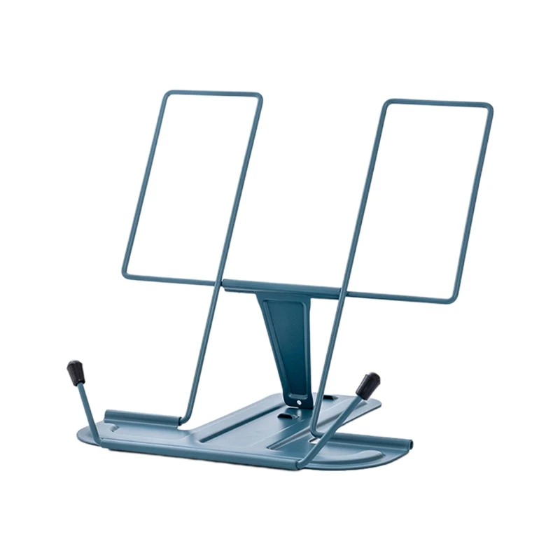 Adjustable Book Holder Kitchen Metal Page Clips Portable Textbooks Holder Stand for Reading Hands