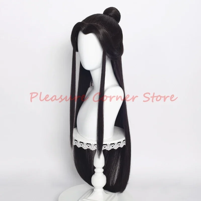 Bear House Hua Cheng San Lang Official Blessing Tian Guan Ci Fu Cosplay شعر مستعار أسود Huacheng Heat 2025 PPT01..