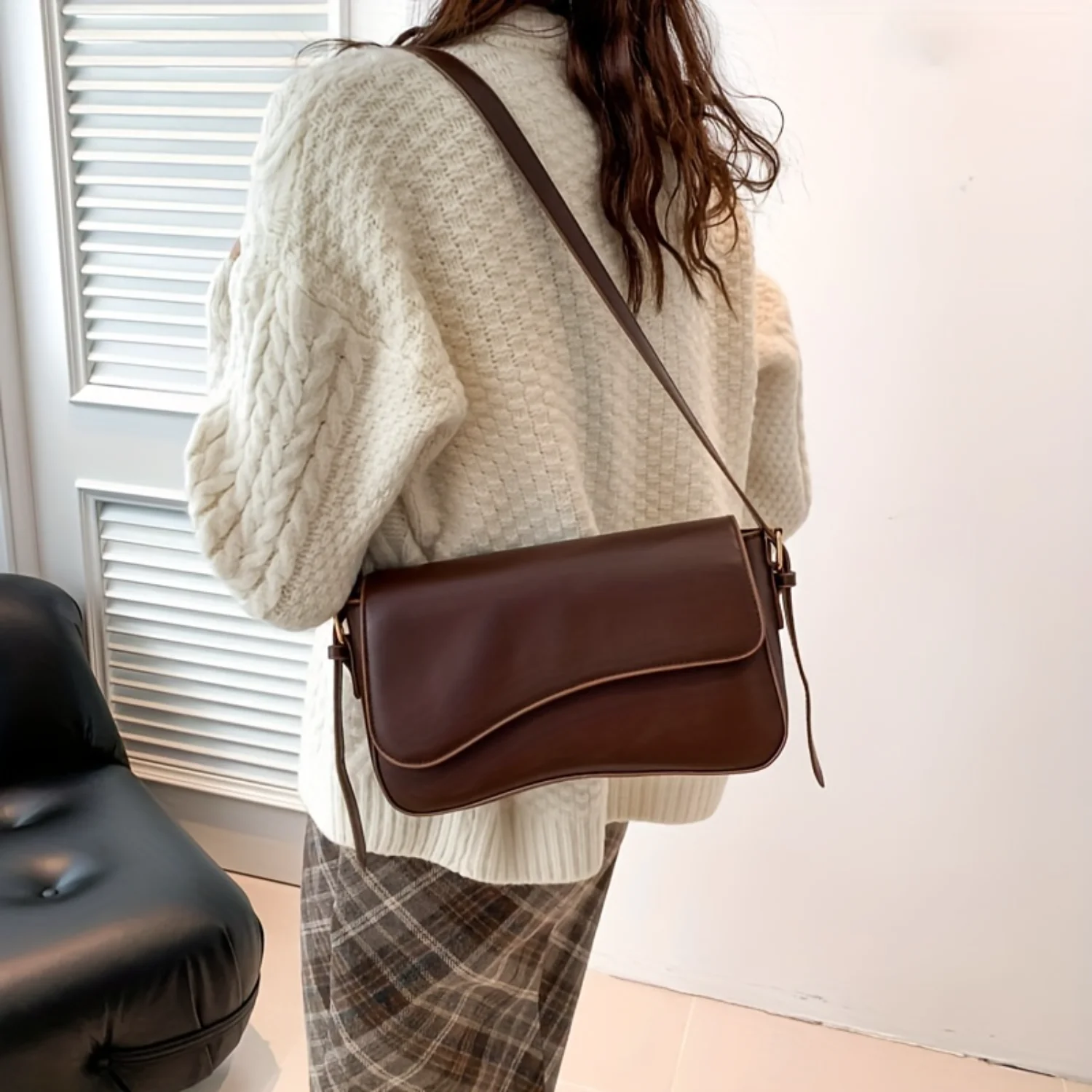 

Minimalist And Fashionable Underarm Bag, Casual Retro Crossbody, Fashionable Street Trend, One Shoulder Womens Bag Pouch bag