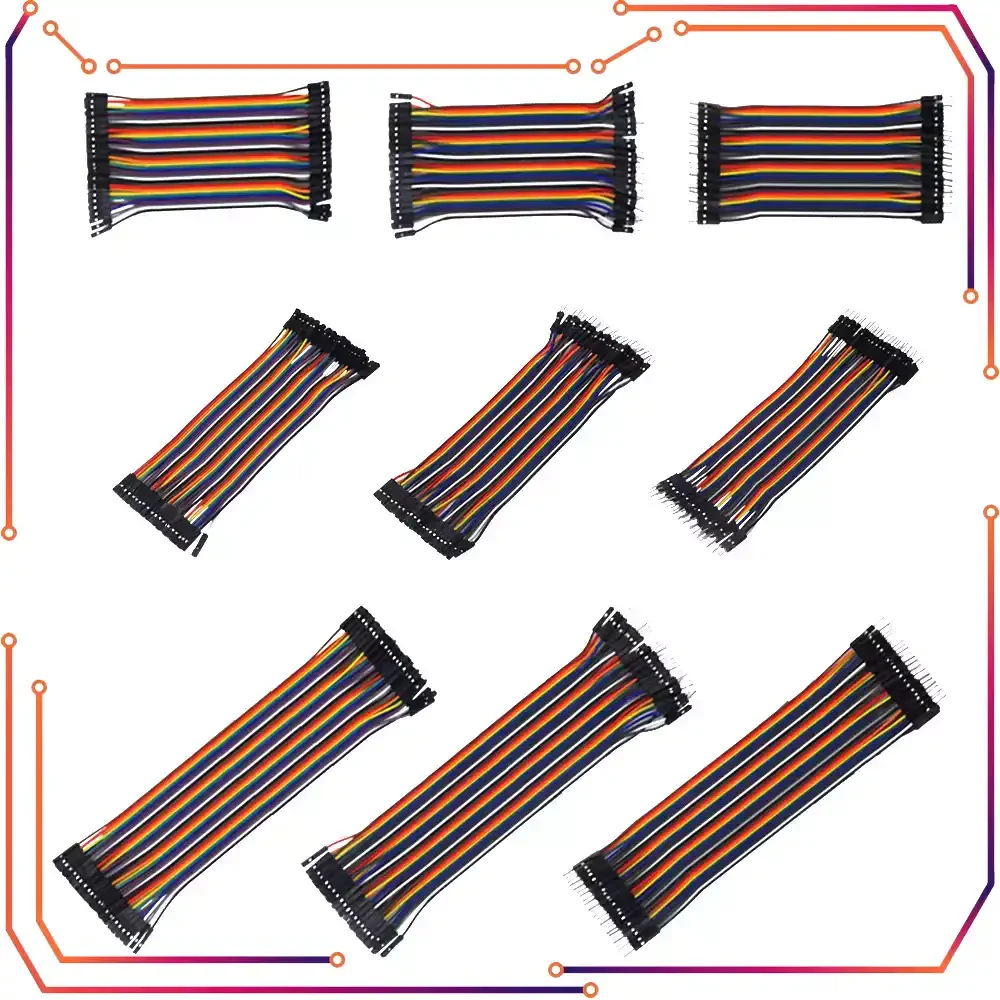 Dupont Line 10cm/20CM/30CM Male to Male+Female to Male + Female to Female Jumper Wire Dupont Cable for arduino DIY KIT