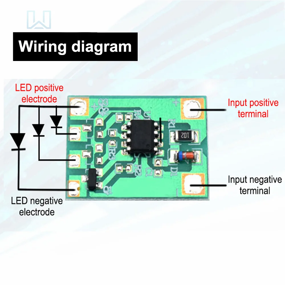 DC 3-12V Breathing Light Module Light Controller Automatic Dimmer Breathing Light Driver Module with Slow Flashing Chip IC