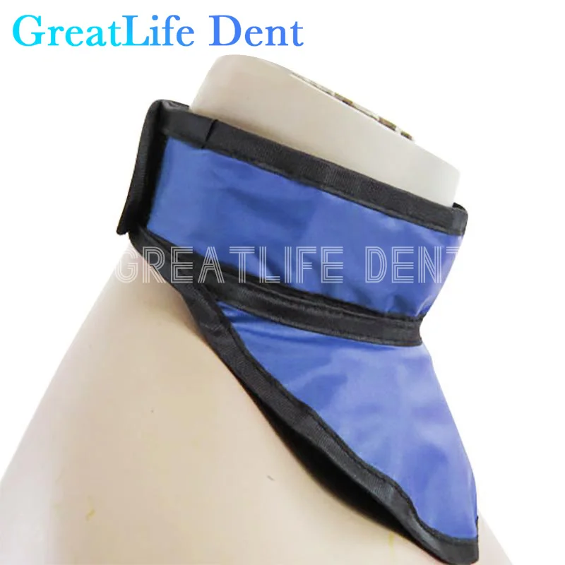 GreatLife Dent 0.35mmpb X Ray Protective Collar X-Ray Radiation Protection Collar Neck Thyroid Protective Clinic Check