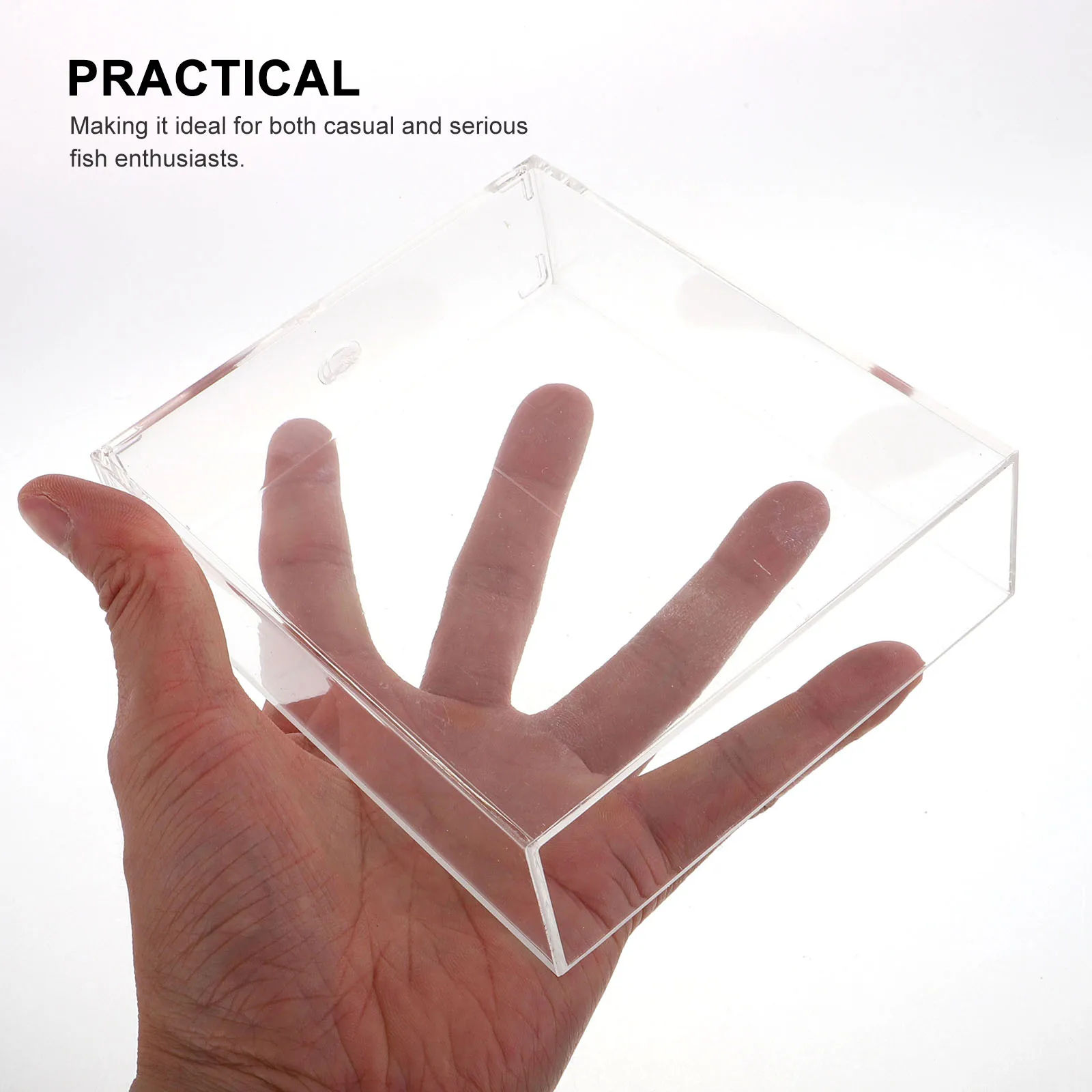 

Portable Transparent Fish Observation Box Small Lightweight Easy Carry Shrimp Breeding Aquarium Hatching Box Fish Tank Decor