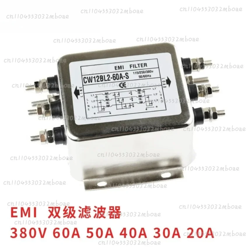 Three-Phase AC/DC Filter Anti-Interference Power Supply Socket Linear Audio Purification 380VCW for Electronics