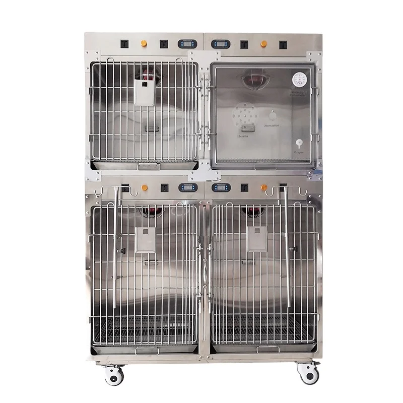 

LIZE PET Hospital Medical Equipment Stainless Steel Veterinary Cages Intensive Care Unit Vet Cage