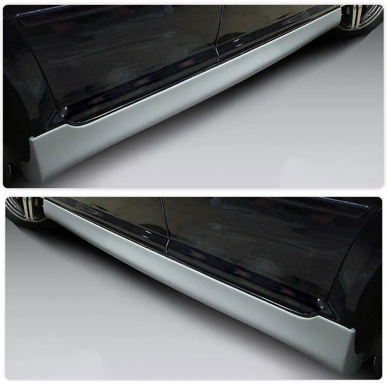 PU Unpainted Side Skirts Apron Kit for Volkswag VW Golf 4 MK4 R32 2003-2005 Racing Side Door Bumper Extension Lip Body Kits