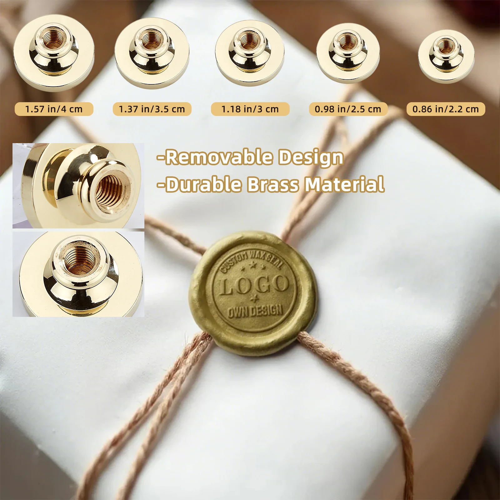 Custom Wax Seal Stamp,Create Your Own Design,Logo or Picture,Perfect for Wedding Invitations,Wine Decoration, Envelopes