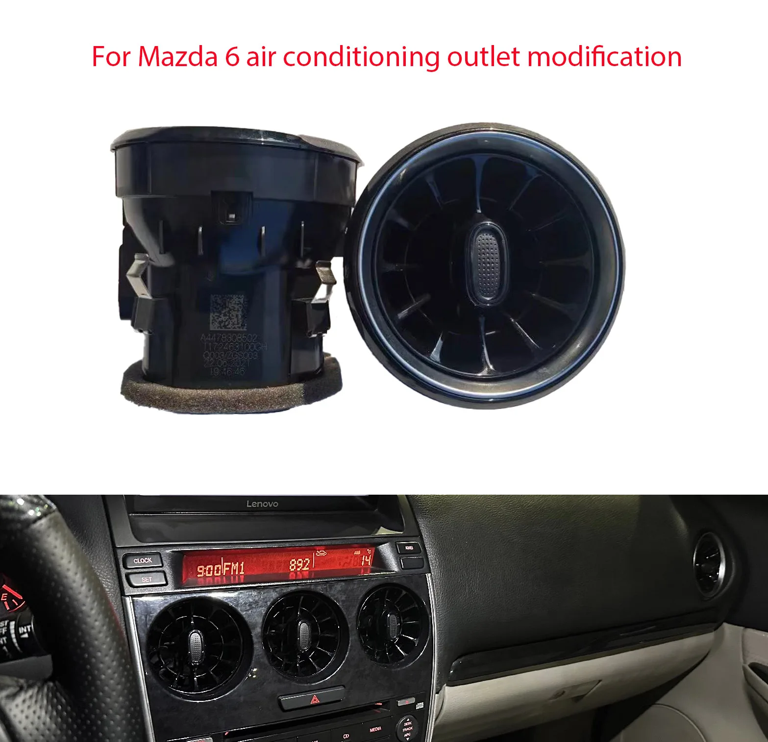 

AH748 OME A4478308502 For mazda 6 Air conditioner outlet air nozzle baffle Modified version 2004-2015