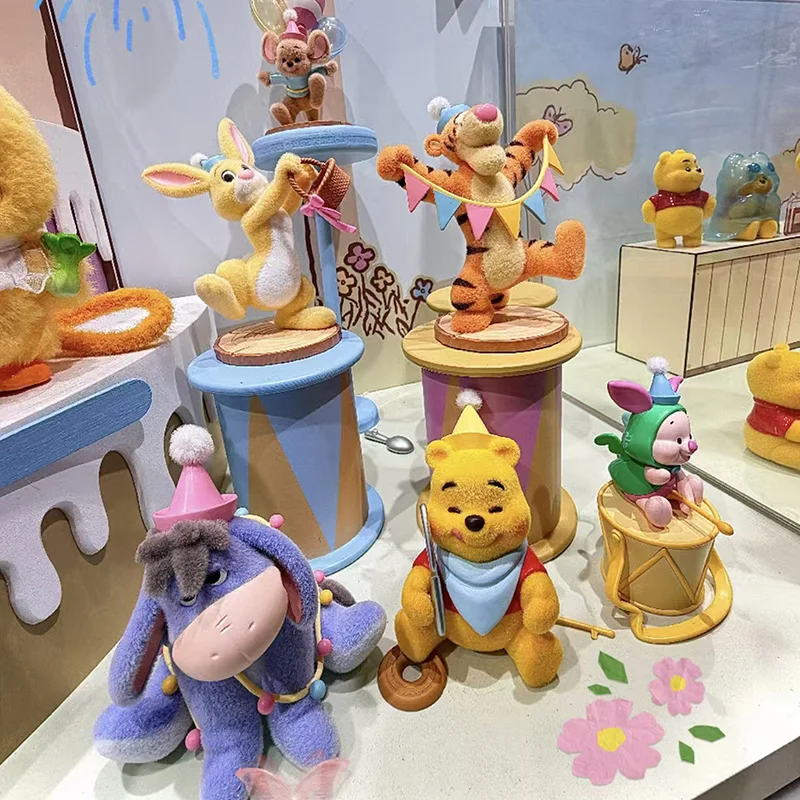 

TOPTOY Disney Winnie The Pooh Fun Party Series Blind Box Genuine Guess Bag Mystery Box Cute Anime Figure Desktop Ornaments Gift
