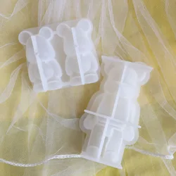 Bear Resin Mold Crystal Epoxy Mold Decoration For DIY Silicone Mold Jewelry Making Tool