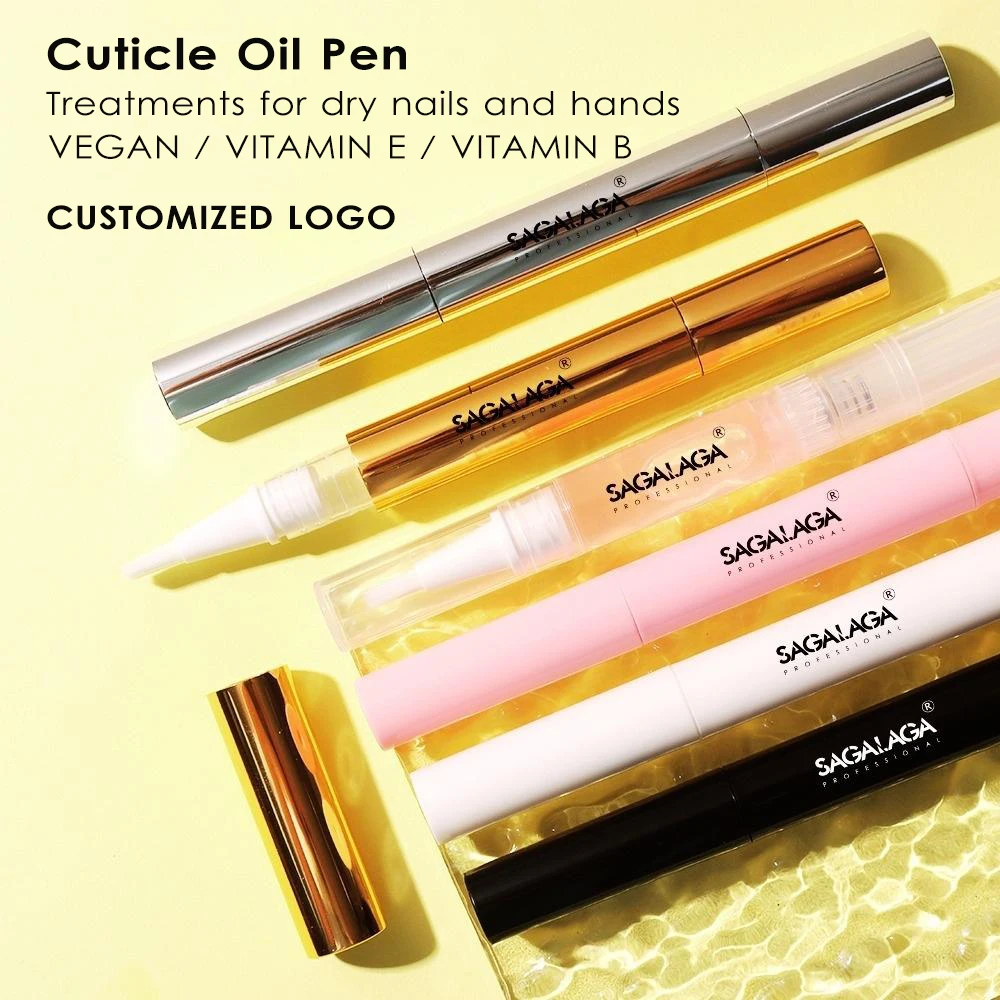 10pcs High Quality Nail Oil Pen 13 Scent Wholesale Cuticle Revitalizer Oil Brush Pen Contains Vitamin E Nail Growth Custom Logo