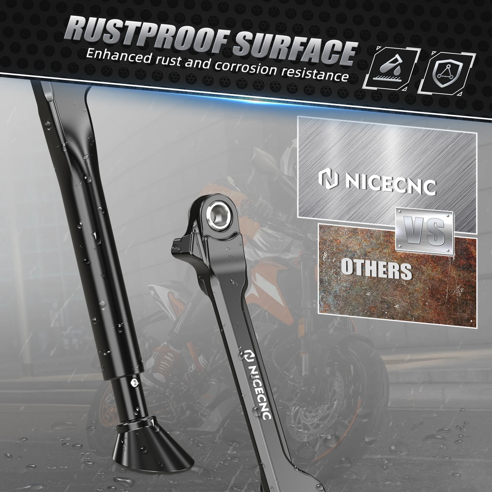 وصلات خفض من الألومنيوم بمسند قابل للتعديل من NICECNC لـ KTM EXC 300 EXCF 350 لـ Husqvarna TE300 FE501 GasGas EC300 2024-2025