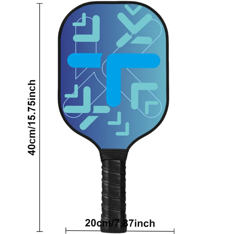 Carbon Fiber Pickleball Paddle Brand Good Quality Thickened Board Racket, Indoor and Outdoor Competitive Fiberglass Racket Set