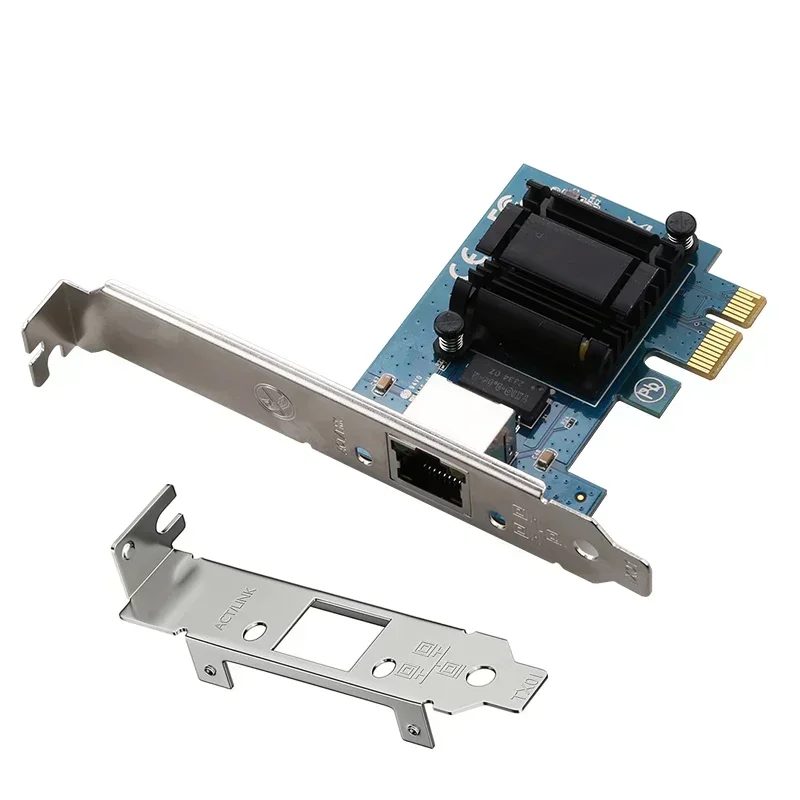 

2.5G PCI-E To RJ45 Network Card RTL8125B Chip Gigabit Ethernet PCI Express Network Card 10/100/2500Mbps 1Gbps/2.5Gbps For PC