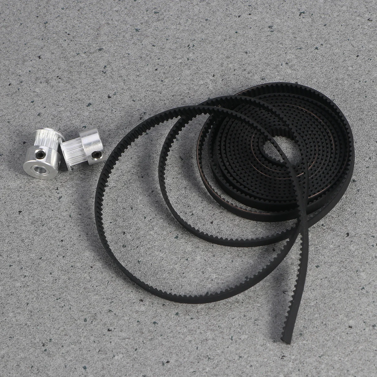 

2pcs 6Mm Wide 2M Fiberglass Reinforced Neoprene Timing Belt Pulley System For Linear Motion High Precision Aluminum 5Mm Shaft
