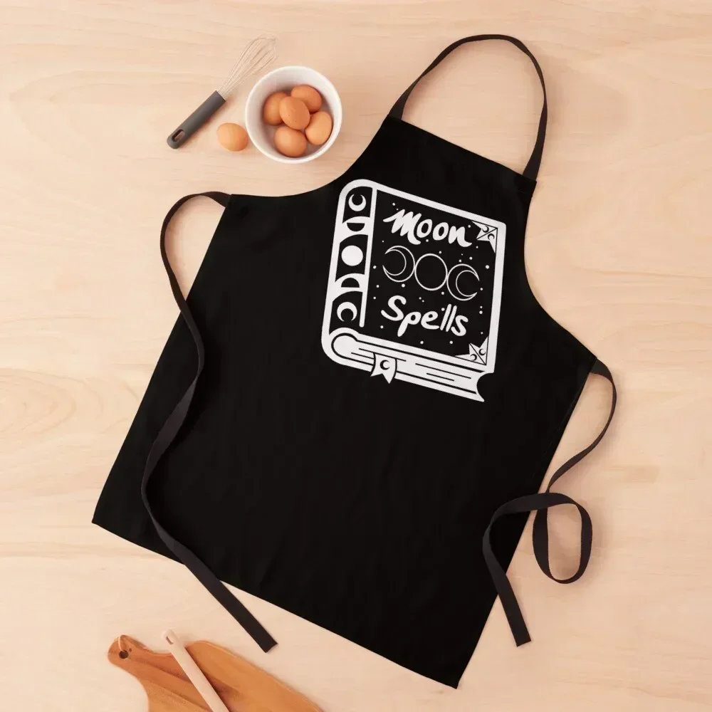 

Spell Book Apron Waterproof Kitchen Woman chef for man nail tech supplies Cooking Clothes Apron