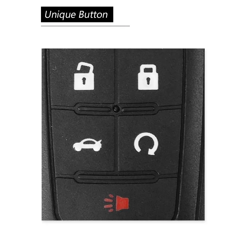 

5 Buttons Remote Car Key Shell Flip Cover Replacement for Chevrolet Cruze Epica Lova Camaro Impala-Auto Body Kit Car Accessories