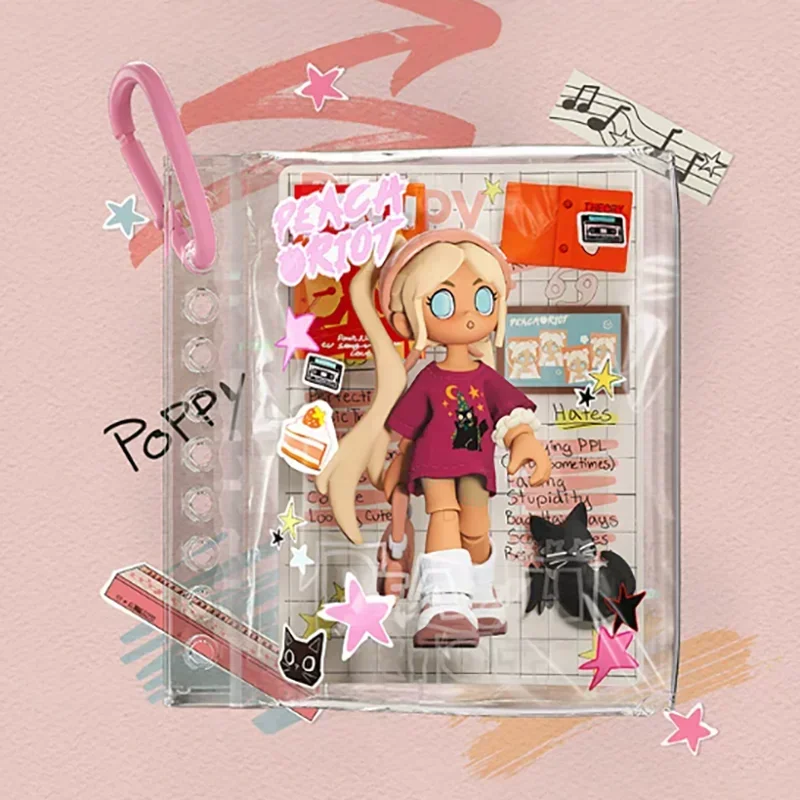 POPMART Peach Riot Carry The Music Series Block Pendant Trendy Mystery Box Anime Action Figure Blind Box Toys Model Dolls view 4