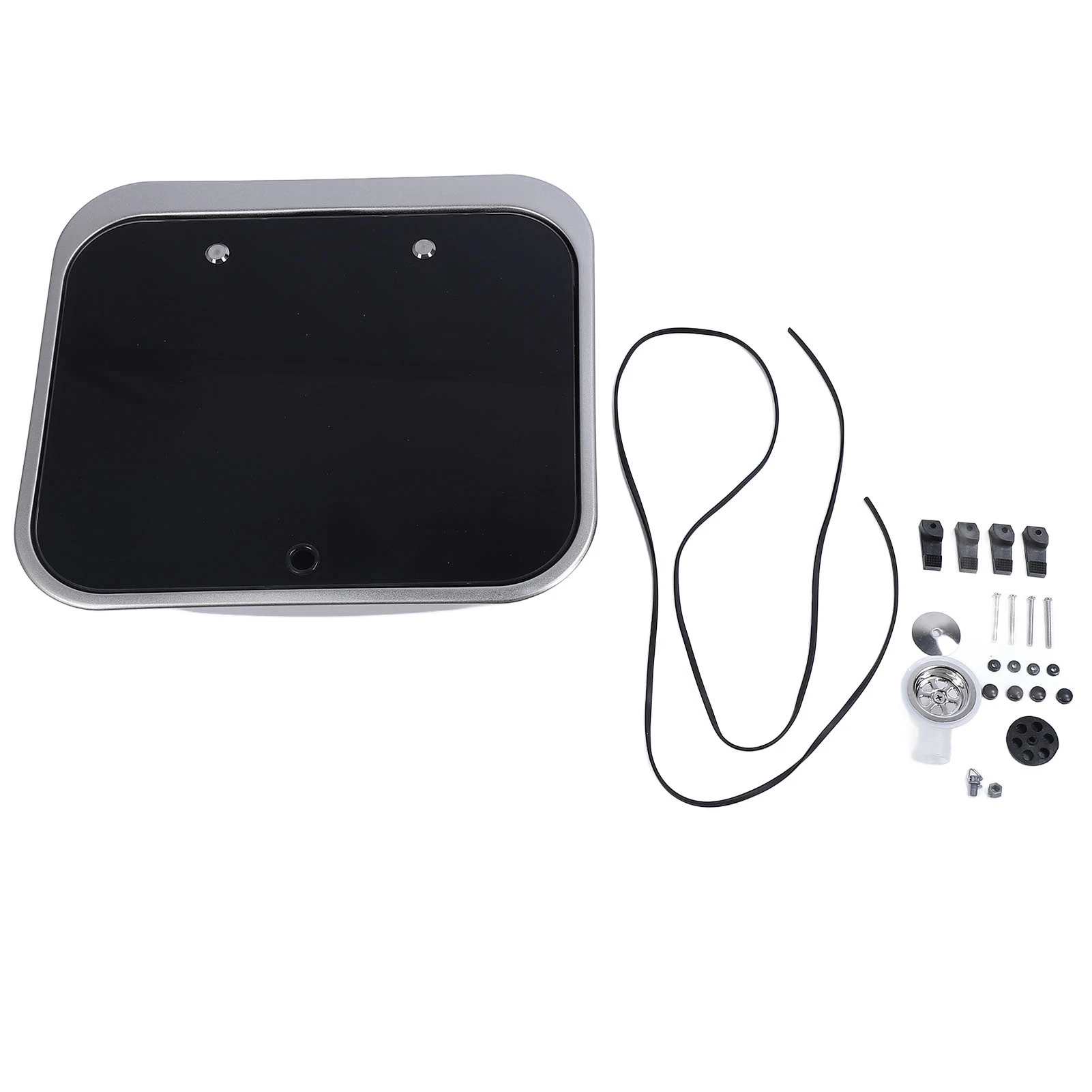 

Sink Oxidation Resistant Sealing Plugs Low Noise Anti‑Clogging Kitchen Sink Stainless Steel for Yachts RVs Motorhomes