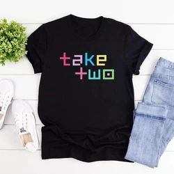 Take Two Women T-Shirt Kpop Album Tee Korean Boy Band 10th Anniversary T-shirt Graphic Festa 2023 Tshirt Kpop Fans Gift T Shirts