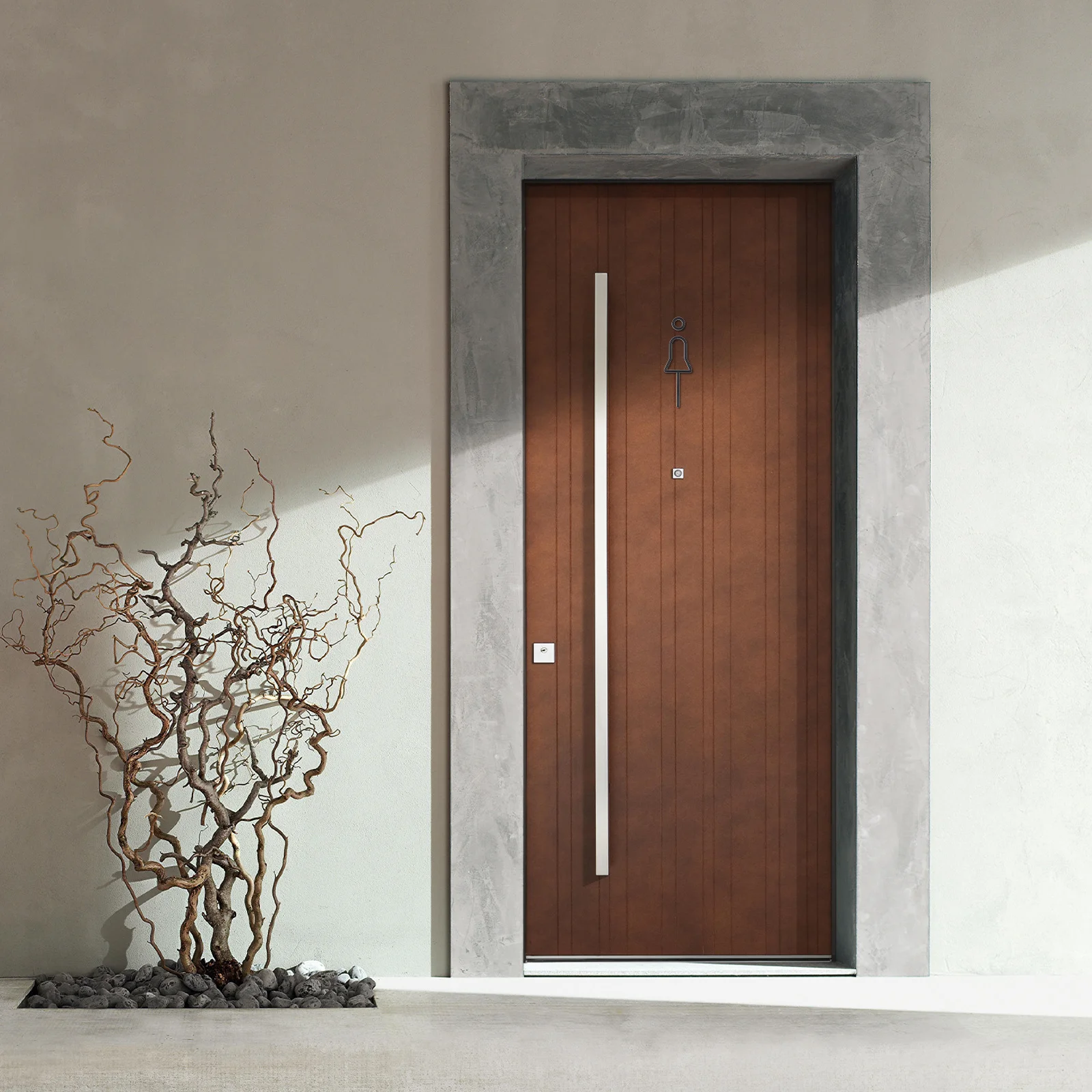 

1Set 3D Toilet Door Frame Decoration Male Female Bathroom Sign Restroom Sign Finish Durable Waterproof