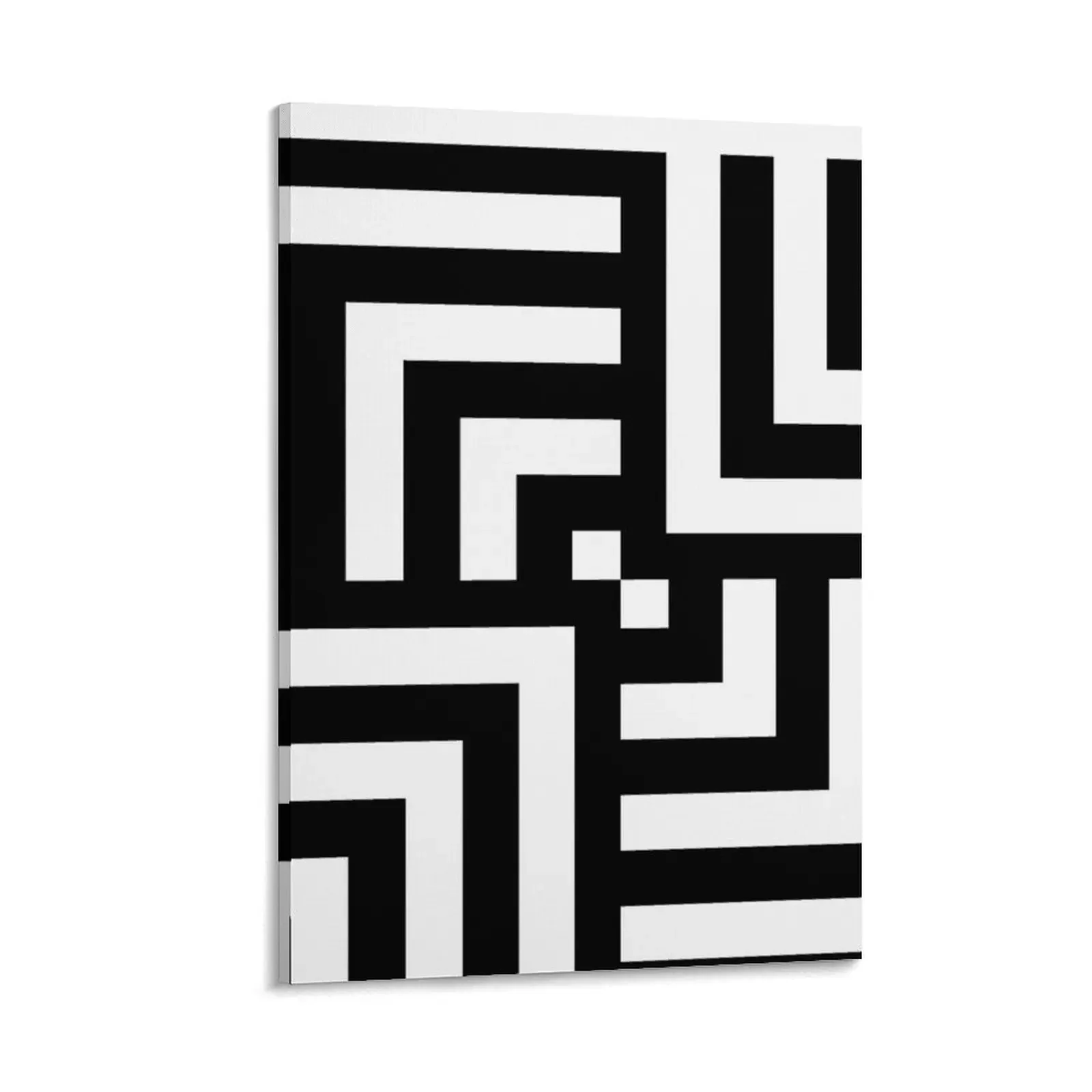 

Black N White Optical Illusion Retro Design Canvas Painting bedroom decoration paintings wall decor