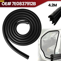 Auto Front Door Side Seal Strip Weatherstrip For VW Transporter T5 / T6 2003 - 2015 Soundproof Molding Rubber 4.2M OE#7E0837912B