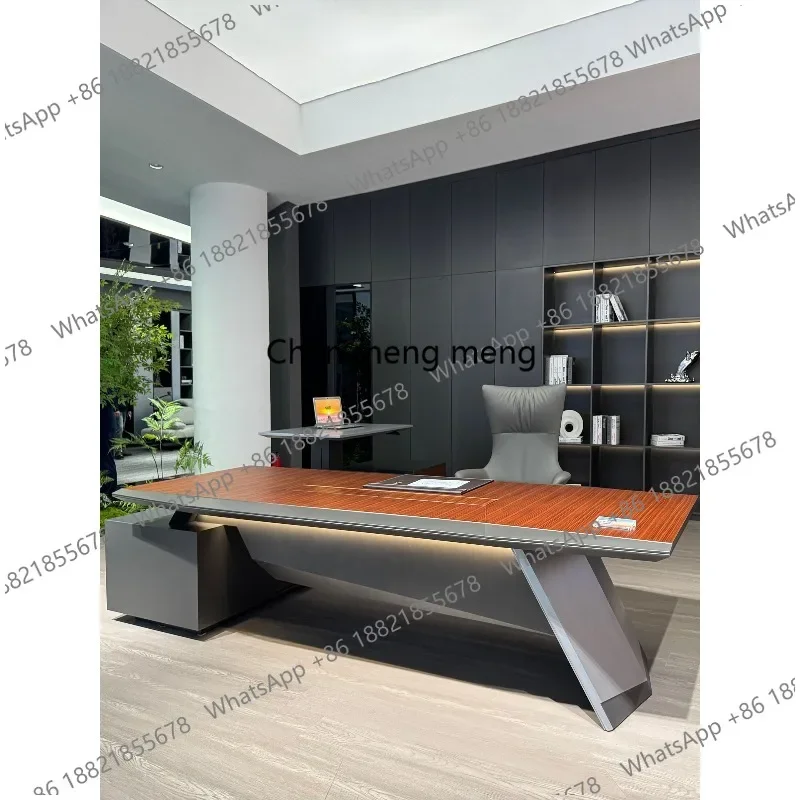 E153 High-end boss table New modern simple president table Chairperson general manager office table