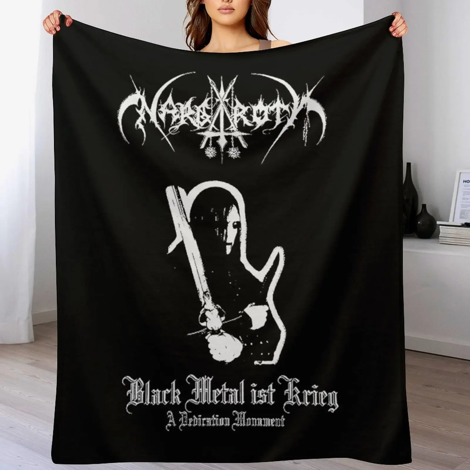 

Nargaroth For Fans Throw Blanket Soft Comfort Blanket for Reading Watching TV