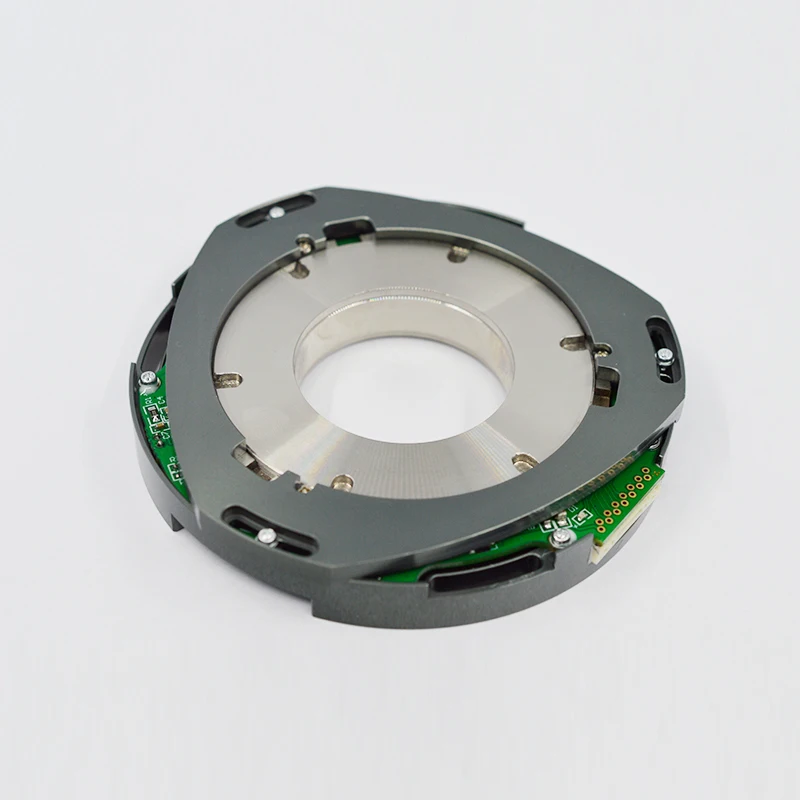 2026 New 2500ppr 5000ppr Incremental Encoder Optical Sensor Rotary Encoder P100 Ultra-thin Hollow Shaft for Roboticspplications