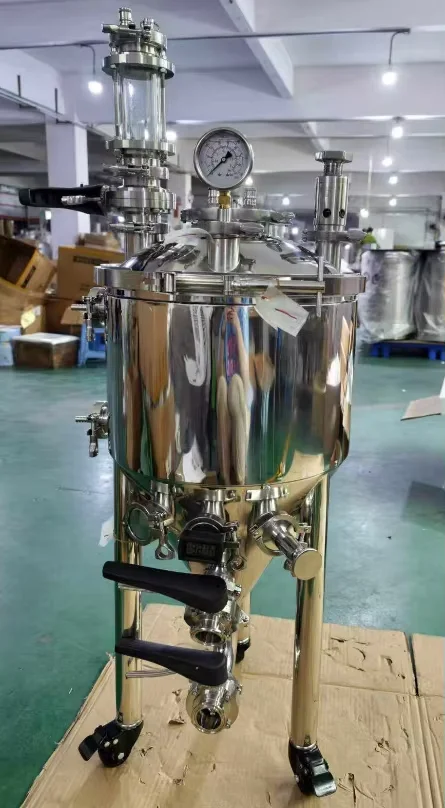 30L 55L 75L 105L Conical Fermenter Beer Brewery Equipment Pressurized Fermenter Ferment Beer Tank Brewing Beer Equipment