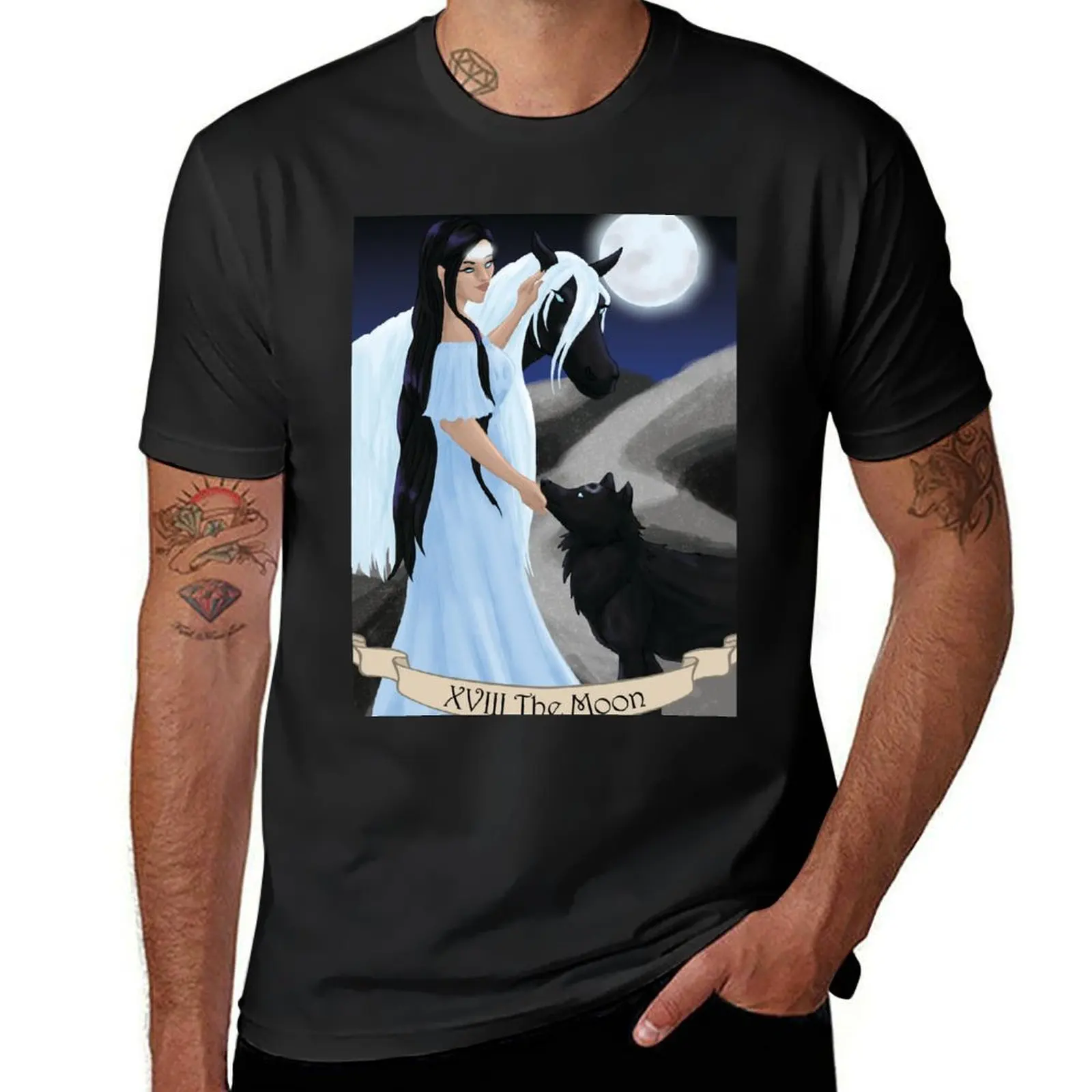 

The Moon T-Shirt anime stuff custom shirt custom t shirt shirts men