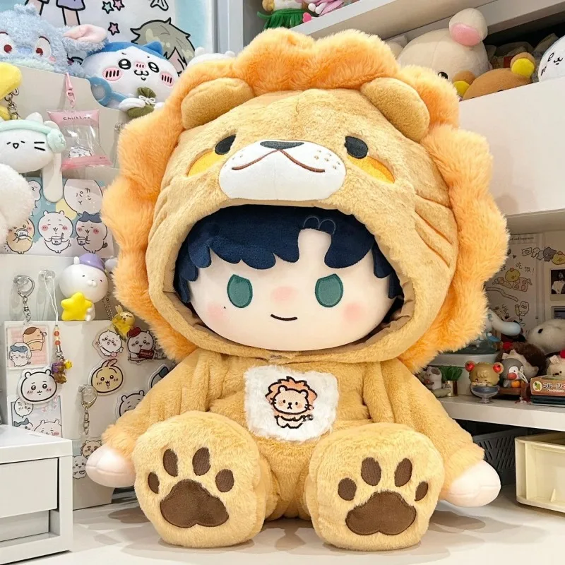 40cm Non-attribute Doll Clothes Accessories Cute Jumpsuit Cartoon Dress-up Plush Toy Children Gift Cotton Sitting Dolls Clothes