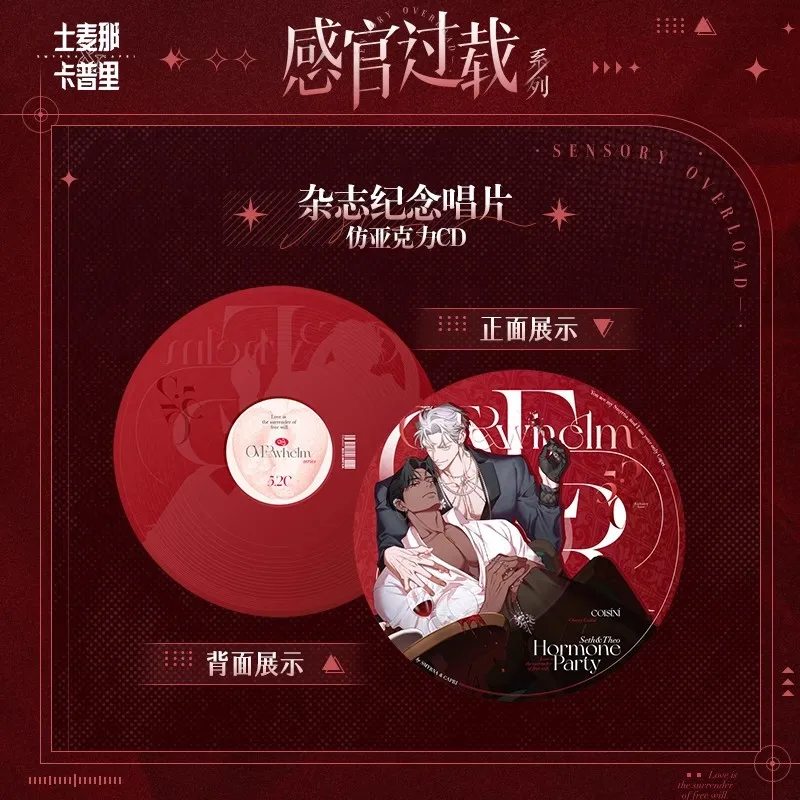 Smyrna and Capri 'Sensory Overload' Official Merch - شارة لوح فني بحامل أكريليك وهدية لمحبي بطاقات الصور الفوتوغرافية