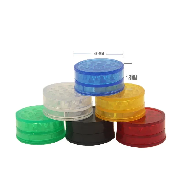 40mm3layer Spice Grass Tobacco Grinder Smoke Cutter Cigarette Crusher Crank Leaf Spice Herb Muller Machine Shredder Smoking Tool