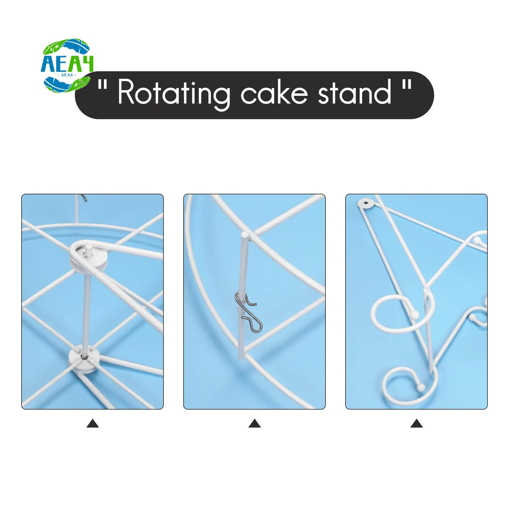 

AEA4-партия, вращающийся держатель для кондитерских кексов, принадлежности для 8 чашек, подставка для торта, колесо обозрения, кухня, дом