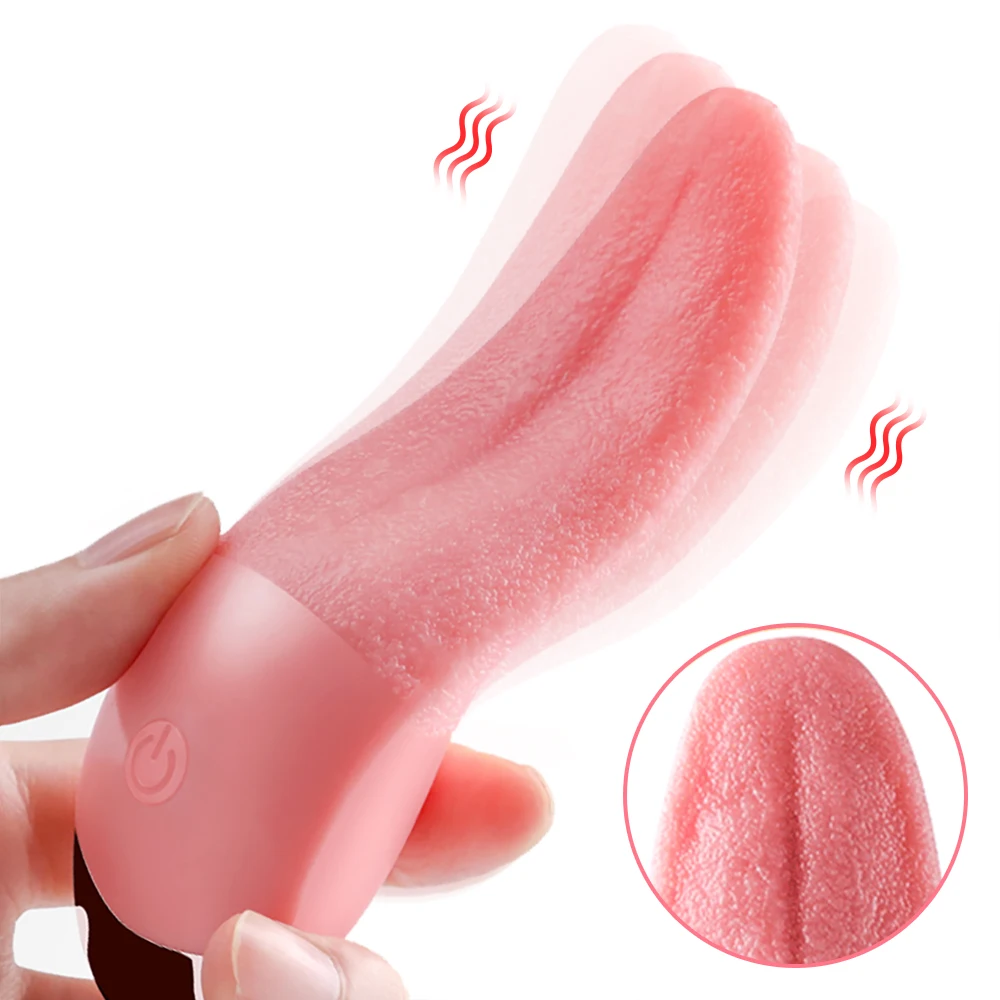 10 Mode Tongue Licking Vibrator For Female G Spot Clitoral Stimulator Dildo Nipple Masturbator Vibrators Anal Sex Toys For Women