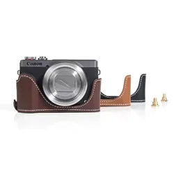 Camera Bag Case PU for Canon PowerShot G7X Mark III G7X III G7XIII (Incompatible with G7X G7XII)