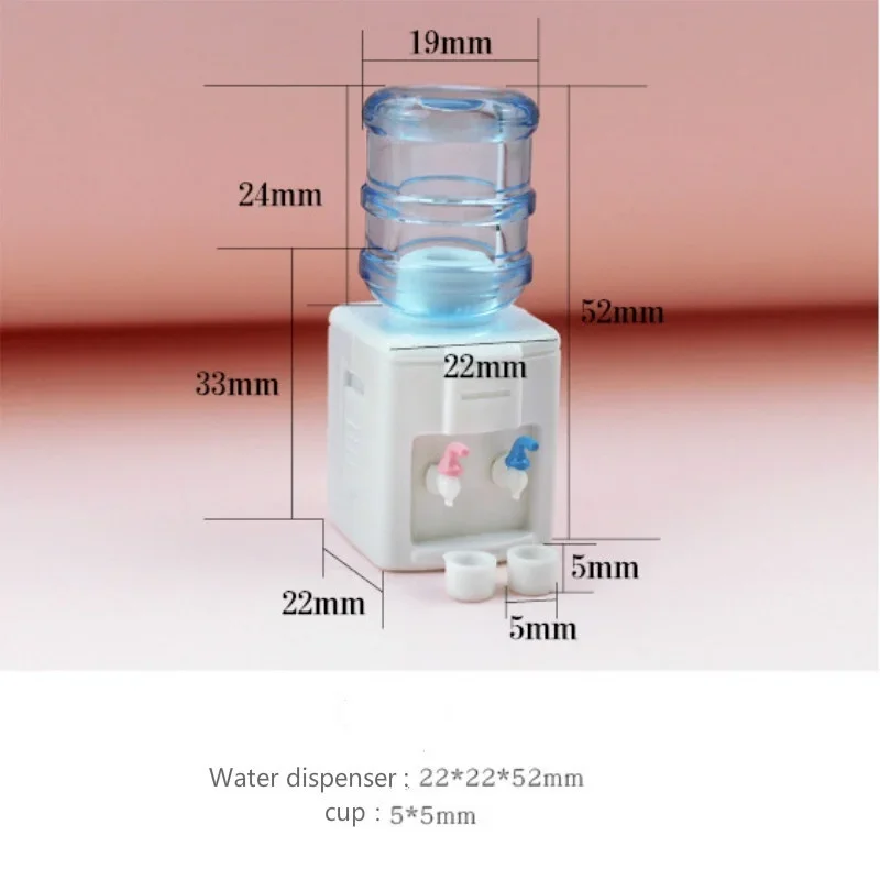 New Miniature Food Play Scene Model Mini Accessories Mini Water Dispenser Home Decoration Accessories for Living Room