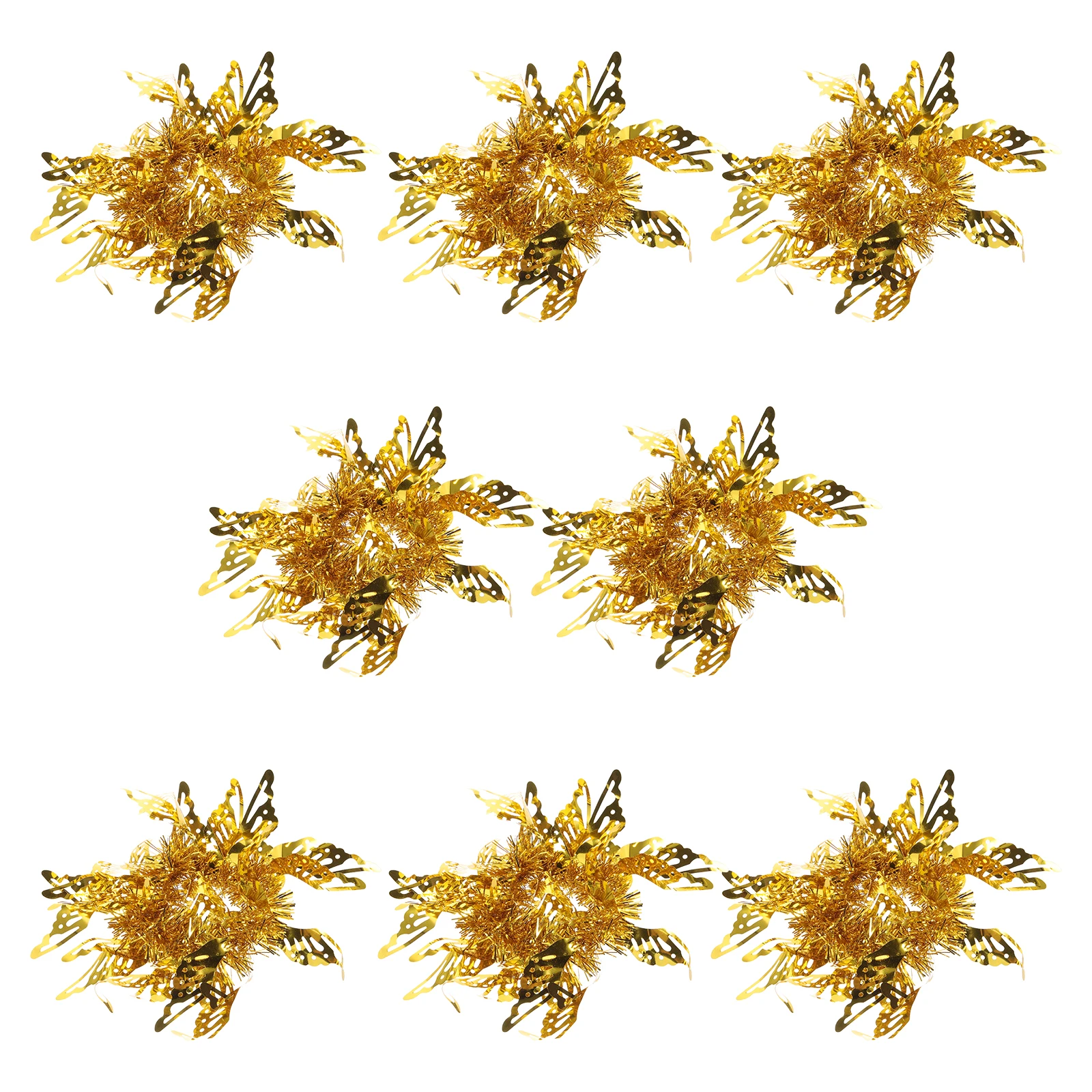 

8Pcs Cheerleader Accessories Lightweight Prop Bright Color Antiwear Poms Poms Cheering Squad Supplies Cheerleader Accessories