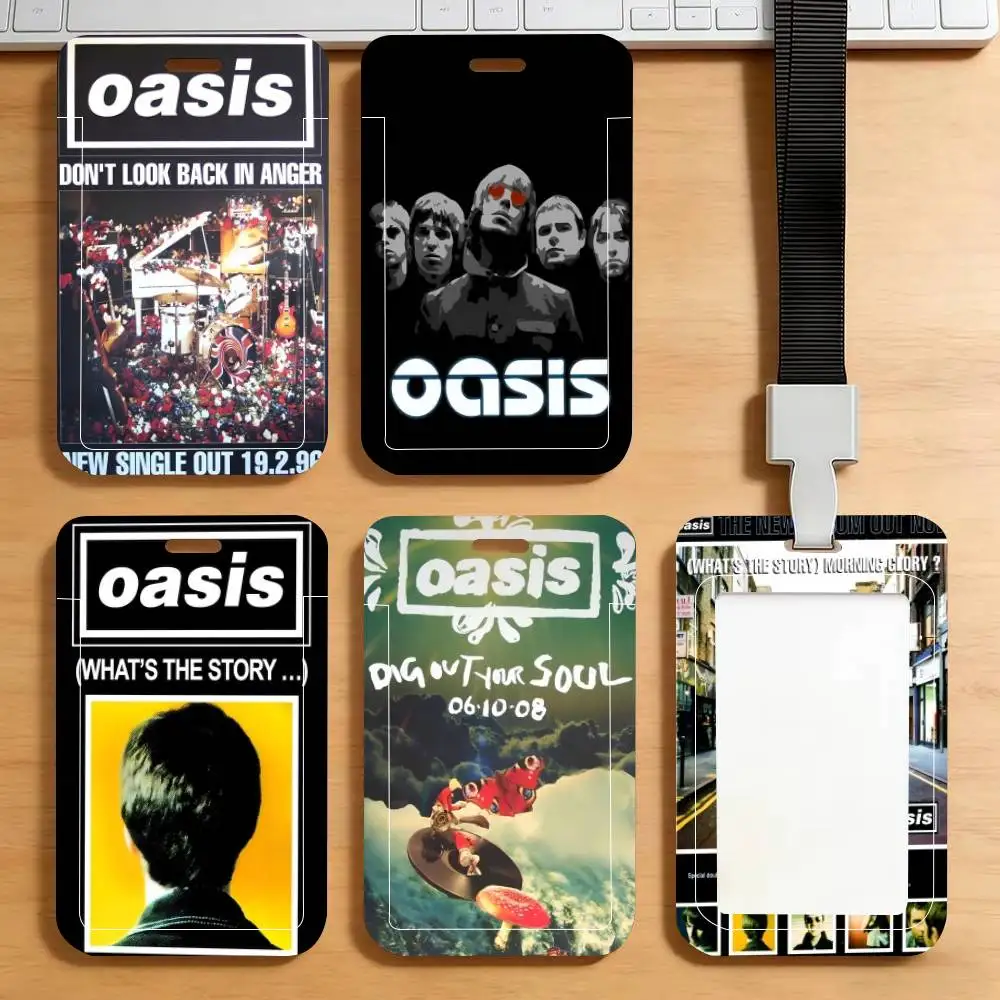 

Держатель для ID-карты Oasis Band с ремешком на шею, подвеской, держателем для бейджа, шнурком, брелоком, чехлом для рабочего пропуска, подарок