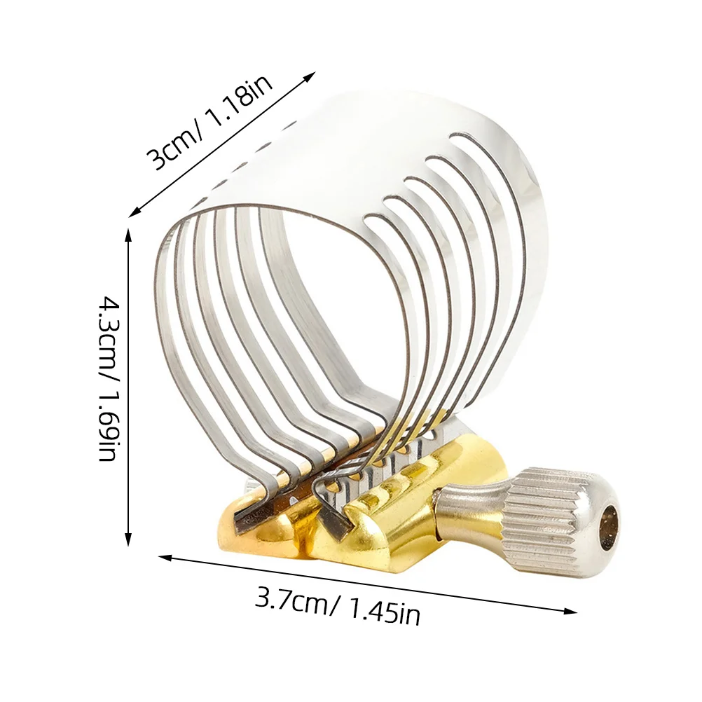 كليب معدني قابل للتعديل ل ريد الرياح ساكس مشبك للرأس أداة ملحق معدني ساكس ضمد الساكسفون جزء