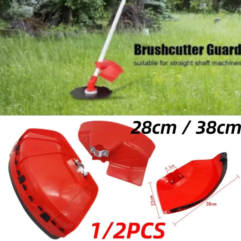 Universal Brush Cutter Shield Lawn Mower Guard Lightweight Plastic Grass Trimmer Blade Protector Cover For 38Mm/28Mm